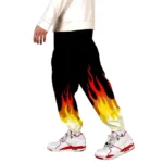 Up In Flames Joggers Black (3)