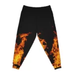 Up In Flames Stitch Joggers Black (2)