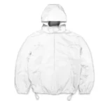 Up In Flames Waterproof Windbreaker Alpine White